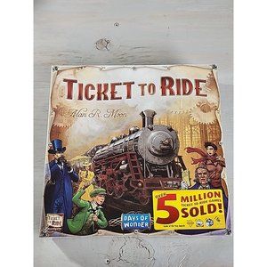 Ticket To Ride Days Of Wonder Complete Board Game Alan Moon Sm Tear In Plastic
